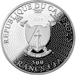 Pièce de monnaie en Argent 500 Francs g 17.50 Millésime 2024 Galaxies CENTAURUS A