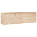 vidaXL Armoires murales 2 Pièces 60x30x35 cm Bois de pin massif