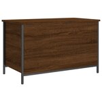 vidaXL Banc de rangement chêne marron 80x42 5x50 cm bois d'ingénierie