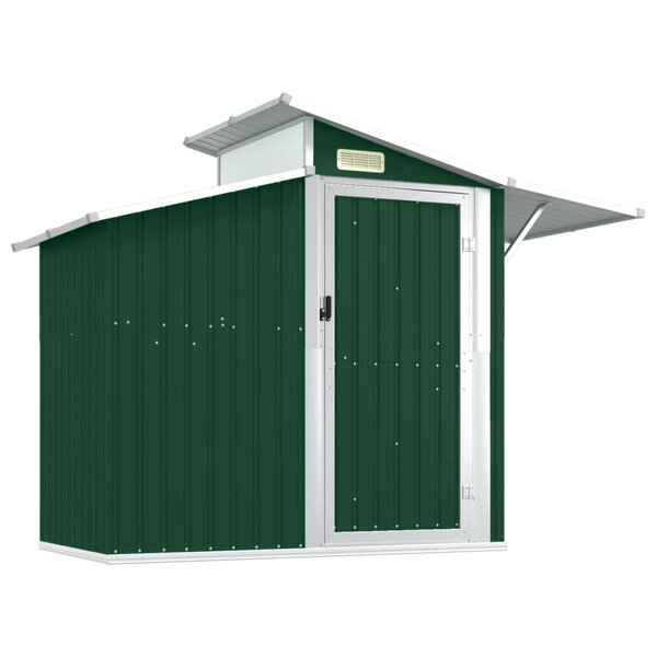 vidaXL Abri de Jardin Vert 270x130x208 5 cm Acier Galvanisé