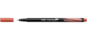 Stylo Feutre Fineliner Intensity Pte Baguée métal Fine 0,4mm Orange BIC