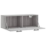vidaXL Armoire murale sonoma gris 100x36 5x35 cm bois d'ingénierie