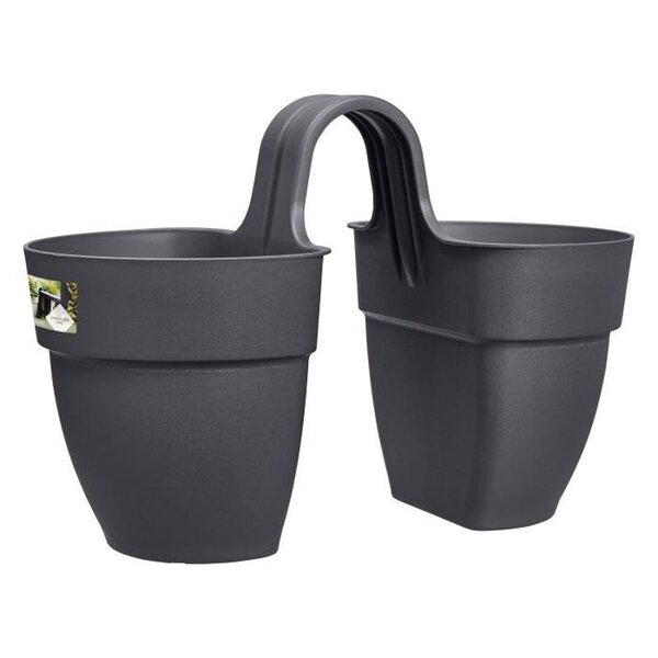 ELHO - Pot de fleurs -  Vibia Campana Flower Twin 21 - Anthracite