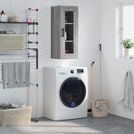vidaXL Armoire murale sonoma gris 34 5x34x90 cm