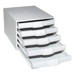 Module De Classement The Box Office - Gris Lumière - Exacompta