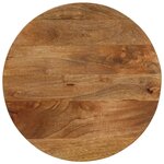 vidaXL Dessus de table Ø 60x3 8 cm rond bois de manguier massif