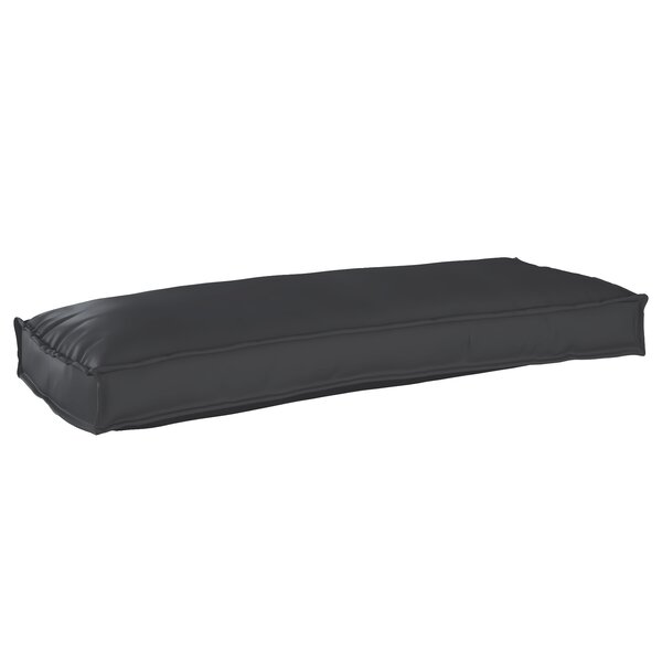 vidaXL Coussin de palette pour banc noir 100x40x8 cm tissu Oxford