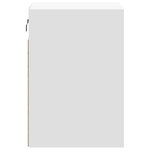 vidaXL Meuble TV mural avec lumières LED blanc 41x31x45 cm
