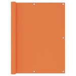 vidaXL Écran de balcon Orange 120x600 cm Tissu Oxford