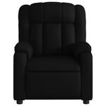 vidaXL Fauteuil de massage inclinable Noir Similicuir