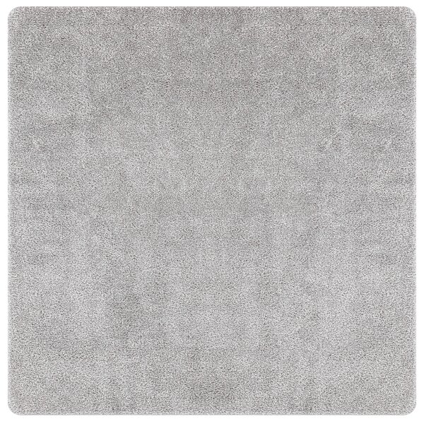 vidaXL Tapis Shaggy à poils longs Gris 200x200 cm PP