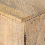 vidaXL Meuble TV 160x30x45 cm Bois massif de manguier