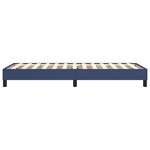 vidaXL Cadre de lit sans matelas bleu 90x190 cm tissu