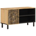 vidaXL Meuble TV 80x31x46 cm bois massif de manguier