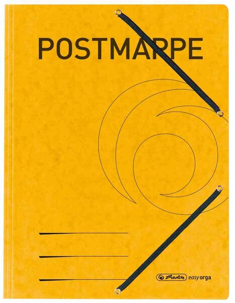 Poster la solution, de couleur jaune de carton, DIN A4, puce HERLITZ