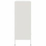 vidaXL Buffet haut blanc 68x39x101 5 cm acier laminé à froid