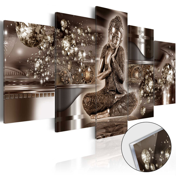 Tableau sur verre acrylique - inner harmony [glass] l x h en cm 200x100