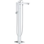 GROHE Mitigeur bain/douche Eurocube - Montage au sol - Limiteur de température - Chrome