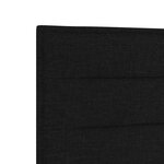 vidaXL Tête de Lit Design Lignes Noires 160 cm Tissu