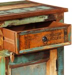 vidaXL Placard vintage avec 2 tiroirs 2 portes Bois massif récupéré