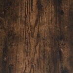 vidaXL Tables de chevet flottantes 2 Pièces Chêne fumé Bois d’ingénierie