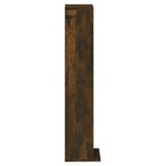 vidaXL Armoire à CD Chêne fumé 21x20x88 cm Bois d'ingénierie