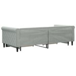 vidaXL Lit de jour avec gigogne et tiroirs sans matelas 90x200 cm