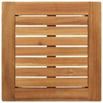 vidaXL Chaises de salle à manger 2 Pièces Gris 60x56x85 cm Bois massif d'acacia