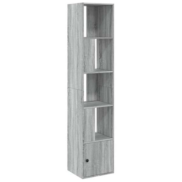 vidaXL Bibliothèque sonoma gris 40x36x189 cm bois d'ingénierie