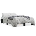 vidaXL Cadre de lit sans matelas noir 120x200 cm