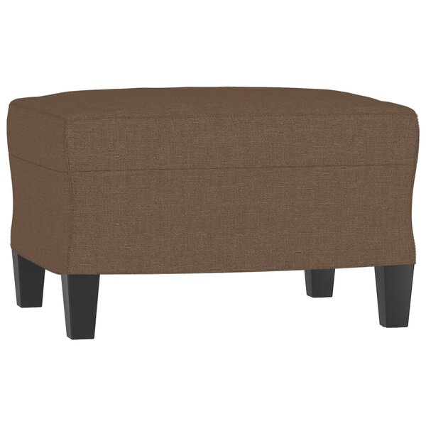 vidaXL Repose-pied Marron 60x50x41 cm Tissu