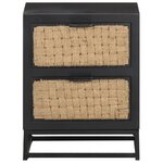 vidaXL Table de chevet 40x30x50 cm Bois de manguier massif