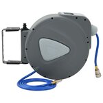vidaXL Enrouleur automatique de tuyau d'air 1/4" 20 m