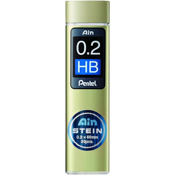 Etui de 20 mines ain stein c272 0 2 mm hb pentel