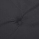 vidaXL Coussins de chaise jardin lot de 4 noir 40x40x4 cm tissu oxford