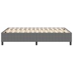 Lit à sommier tapissier vidaXL Gris clair 120x200 cm en tissu velours côtelé