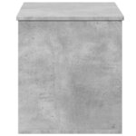 vidaXL Boîte de rangement gris béton 100x42x46 cm bois d'ingénierie