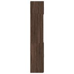 vidaXL Armoire de rangement chêne brun 80x42 5x225cm bois d'ingénierie