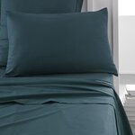 Taie d'oreiller - 50 x 70+5 cm uni - Paon