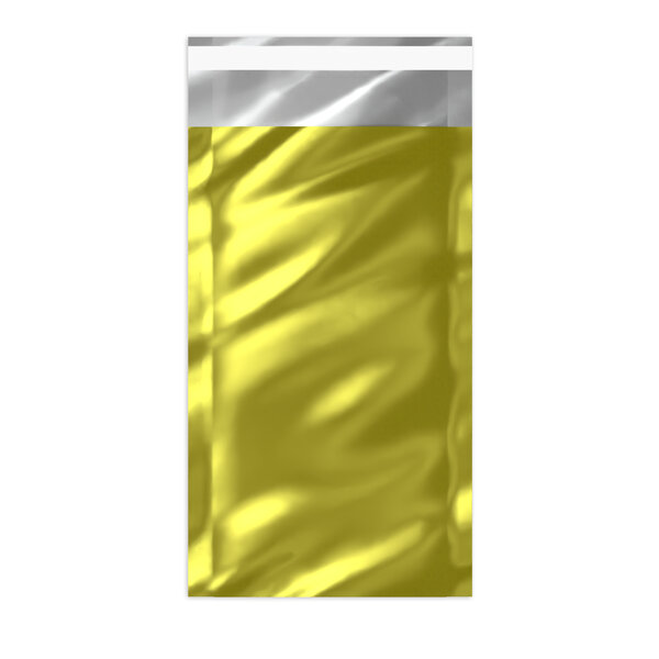 Lot de 100 sachet alu métallisé brillant doré 229 x 114 mm