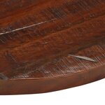 vidaXL Dessus de table Ø 80x2 5 cm rond bois massif de récupération
