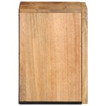 vidaXL Armoire murale de salle de bain 38x34x48cm manguier massif brut