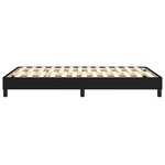 vidaXL Cadre de lit sans matelas noir 120x200 cm tissu