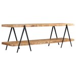 vidaXL Meuble TV 160x40x50 cm Bois solide de manguier