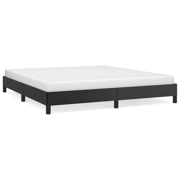 vidaXL Cadre de lit Noir 160x200 cm Similicuir