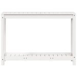 vidaXL Table de rempotage avec étagère 108x35x75 cm bois massif de pin
