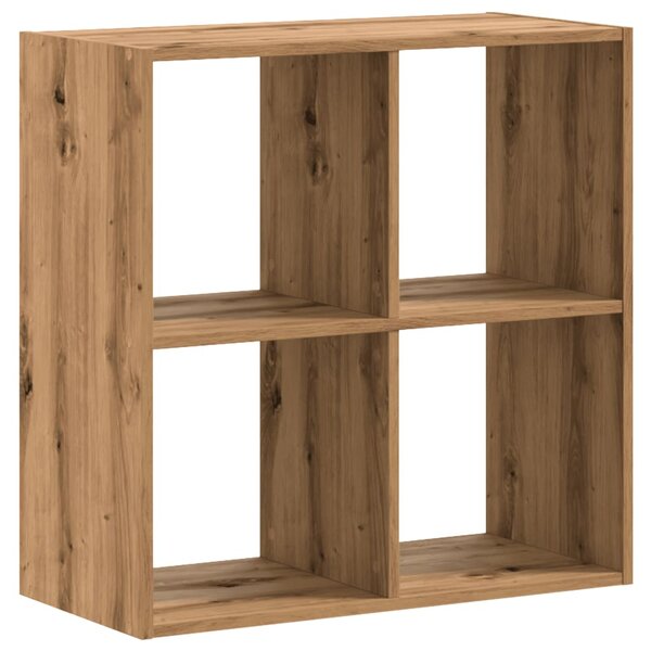 vidaXL Bibliothèque chêne artisanal 68 5x32x68 5 cm bois d'ingénierie