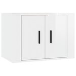 vidaXL Ensemble de meubles TV 5 Pièces Blanc brillant Bois d'ingénierie