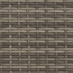 vidaXL Chaise longue avec coussins gris résine tressée