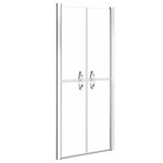 vidaXL Porte de douche ESG transparent 86x190 cm